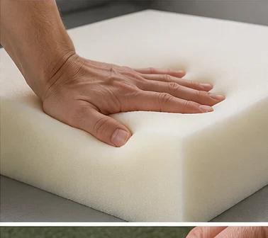Illustration of a more supportive foam, not a measured sample