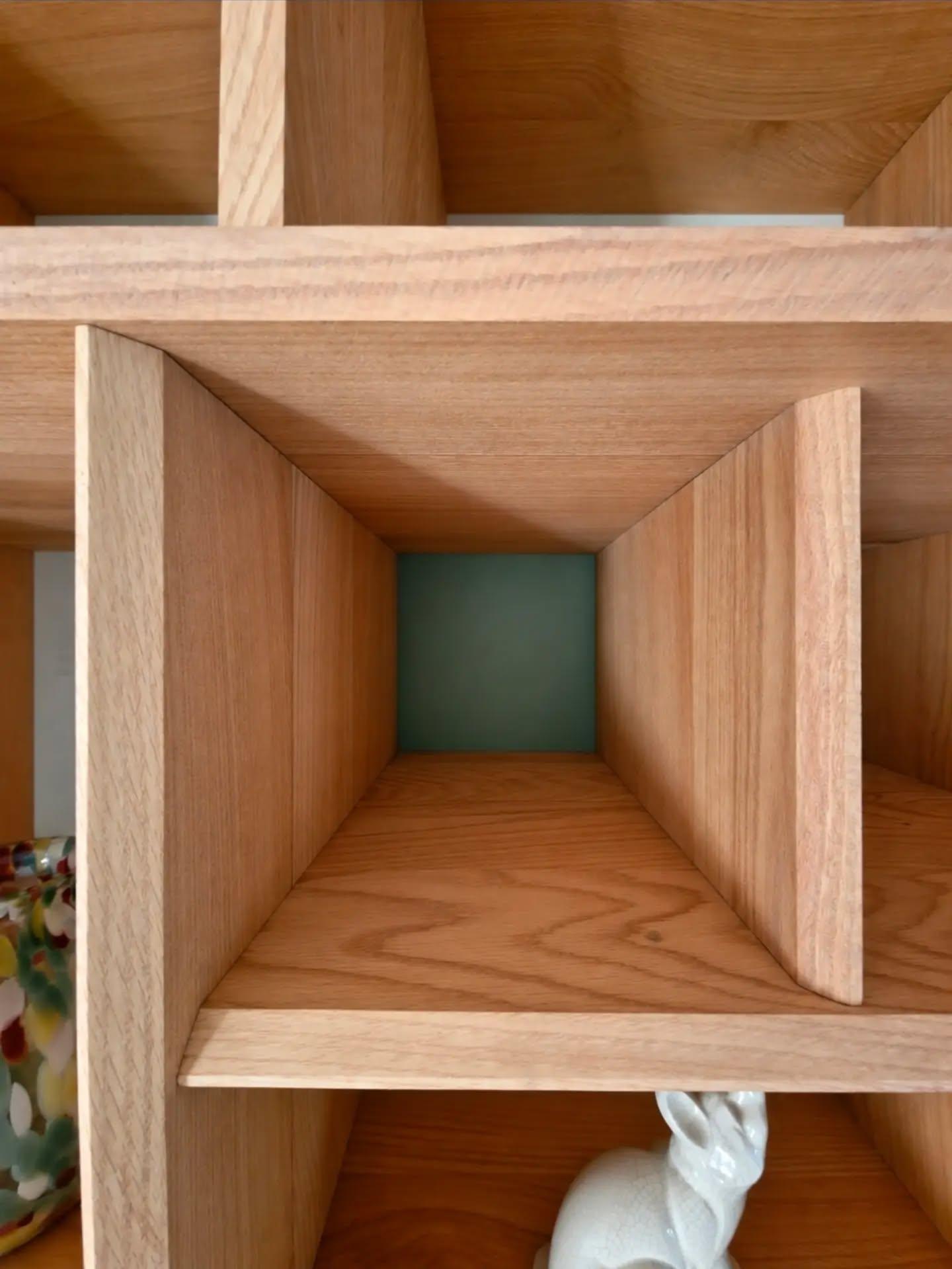 Detail of the TV-unit compartments